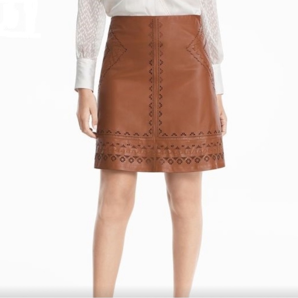 Faux Leather Skirt